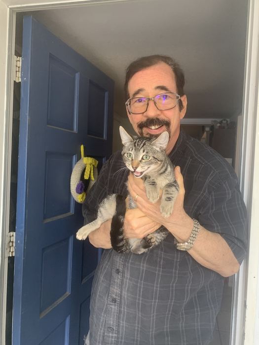 Todd with a new friend